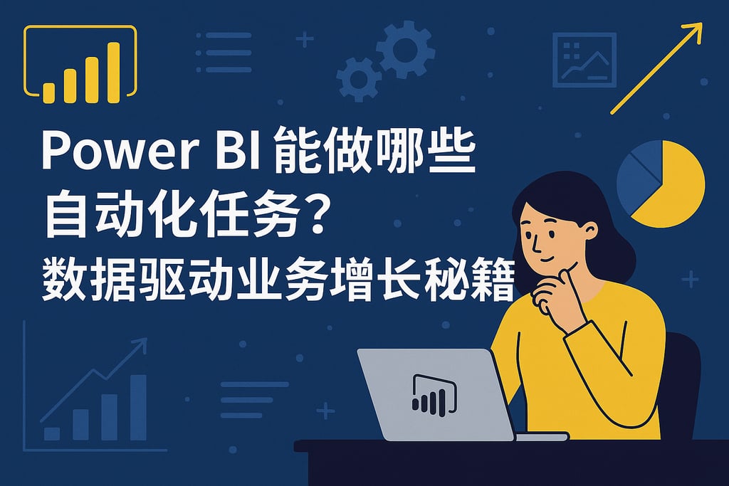 Power BI能做哪些自动化任务？数据驱动业务增长秘籍